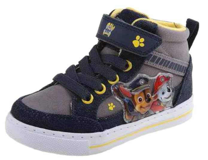 Paw Patrol Chase &amp; Marshall Boys Hi Top Sneaker Shoes (9 M