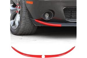 Voodonala for Dodge Challenger 2015-2023 Front Bumper Lip Splitter Protector Cover Compatible with Dodge Challenger 2015-2023(Red, SXT)