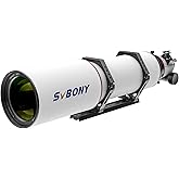 SVBONY SV550 Triplet APO Telescope, 122mm F7 ED Glass Telescope for Adults | 2.5" Dual-Speed Focuser, 87mm Focus Travel Distance, Refractor Telescope High Power, for Deep Space Astrophotography Visual