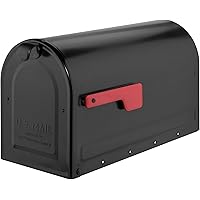 Architectural Mailboxes 7900B-10 MB2 Postmount Mailbox, Large, Black ...