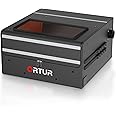 ORTUR Laser Engraver Enclosure, Fireproof and Dustproof Protective Cover with Exhaust Fan for All ORTUR Laser Engravers, Insulates Against Smoke and Odor, Noise Reduction, 700x720x370mm