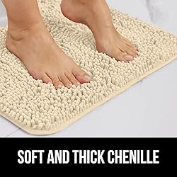 Gorilla Grip Bath Rug 30x20, Thick Soft Absorbent