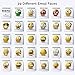 Office Gifts - 29 Emoji Faces - Best Office Gift for Coworkers, Cubicle Accessories, Boss, Business Gifts, Gag Gifts & Office Desk Toys - Hilarious & Funny - 29 Different Emoji Icons.