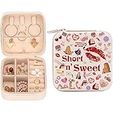 Sabrina Merch, Travel Jewelry Case Box Organizer, Gifts for Women, Girls, Singer Fans, Music Lovers, Singer Merchandise