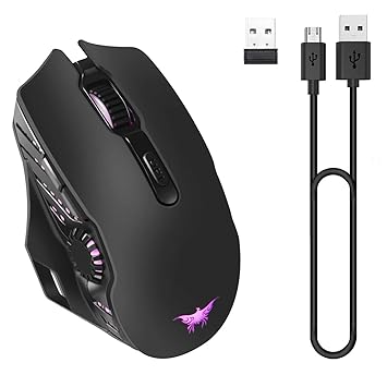 Amazon Jinsun 充電式 ラップトップ ワイヤレスゲーミングマウス 2