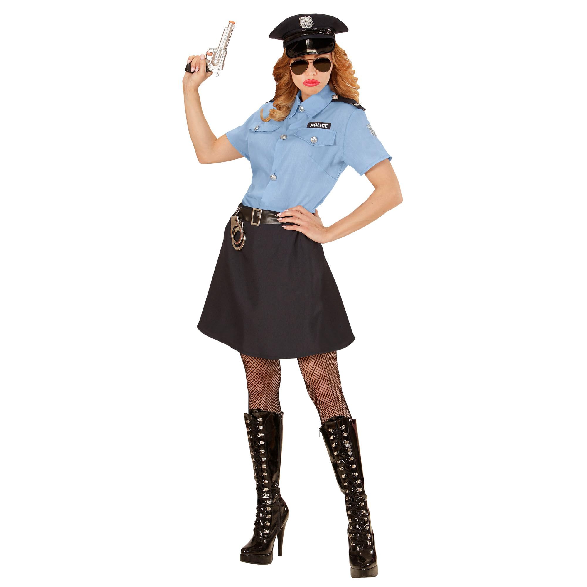 Widmann wdm04014 Costume for adults Policewoman ? Multicoloured, XL