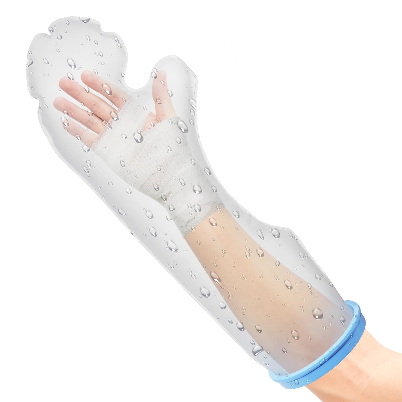 Photo 1 of Qinaoco Waterproof Cast Cover Arm Kids, Teen Short Arm Cast Protector for Shower, Shower Sleeve for Arm Cast Bag, Arm Cover for Showering After Surgery Comfortable Watertight Seal Reusable