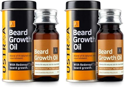 Amazon Com Ustraa Beard Growth Oil 35 Ml Set Of 2 Health Personal Care