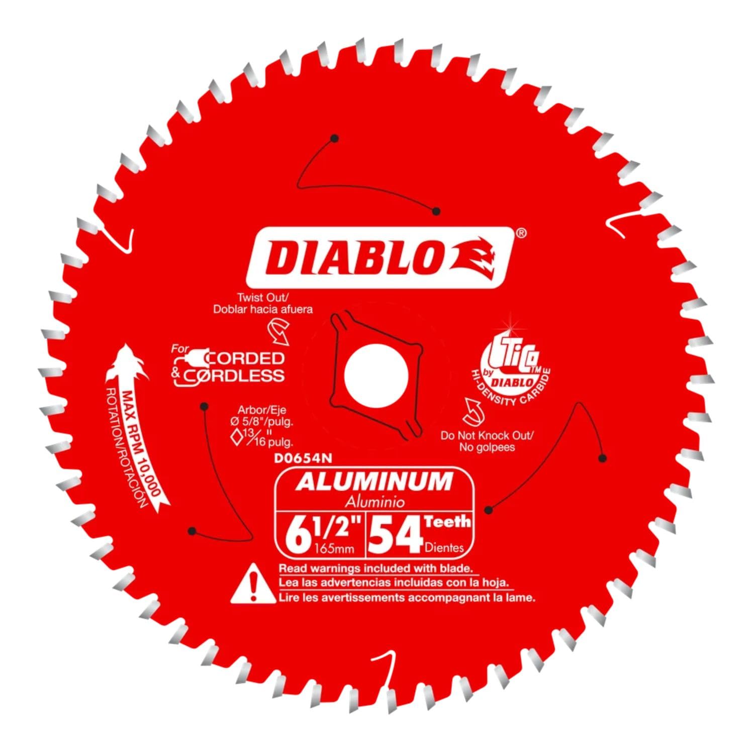 Photo 1 of Diablo Ultra Finish Saw Blade for Wood - 6-1/2" x 60-Teeth, TiCo Carbide - D0660A