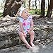 Newborn Kids Baby Girls Clothes Floral Jumpsuit Romper Playsuit + Headband Outfits (0-6 Months, Blue)