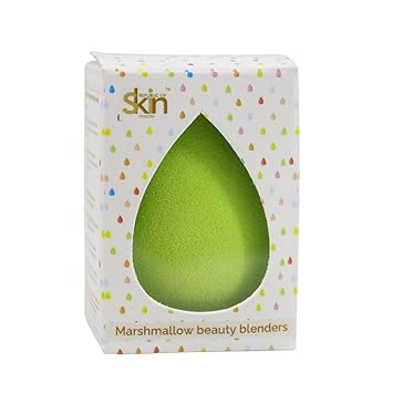 REPUBLIC OF SKIN London Marshmallow Anti-Microbial Beauty Blender Latex-Free Eco-Friendly Makeup Sponge (Green)