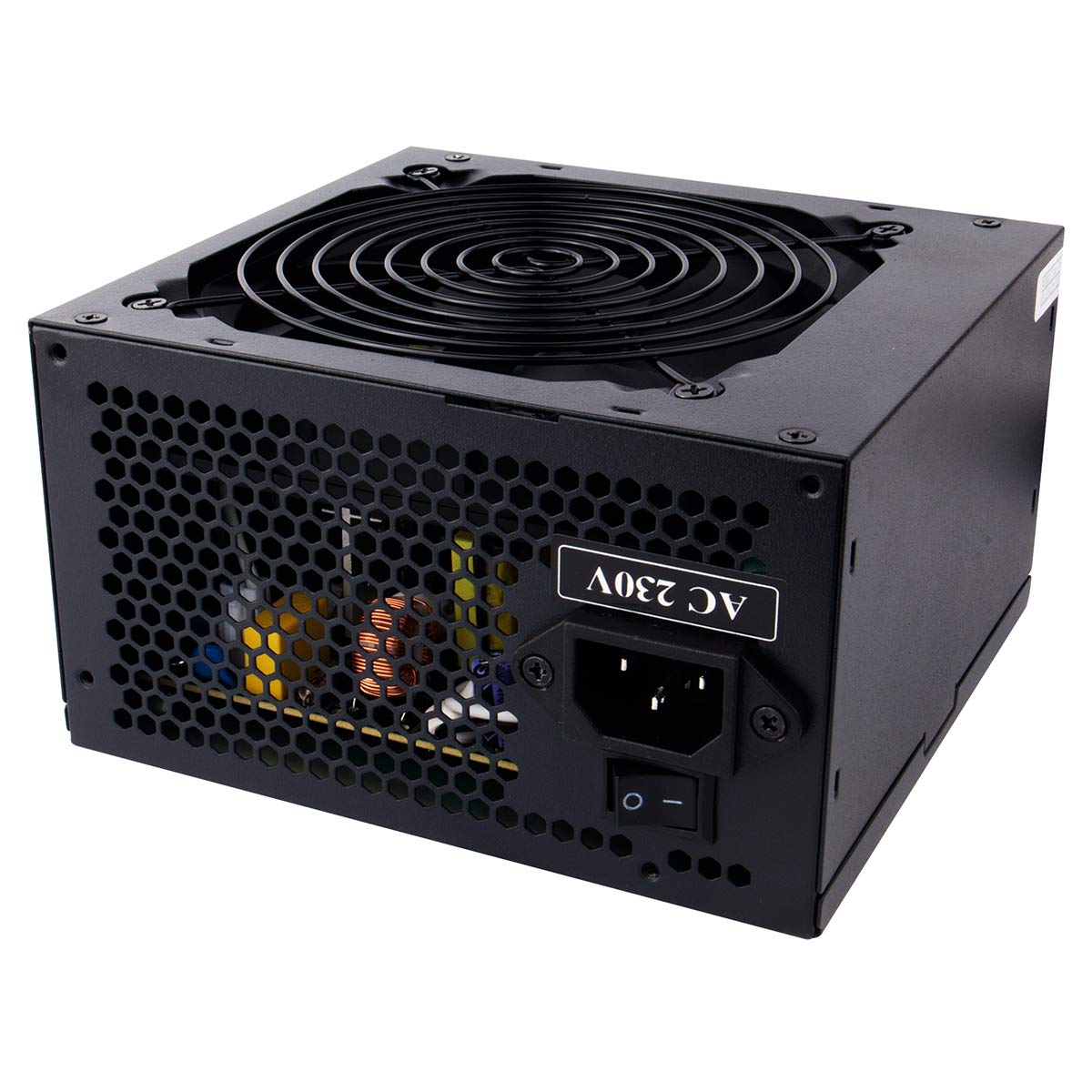 CiT Builder 500W Power Supply, Non Modular, PPFC, 70% Efficiency, 12cm Cooling Fan, An Excellent Entry Level Power Supply, No Power Cable Included | Black