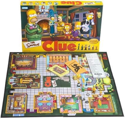 The Simpsons Clue 2nd Edition, Board Games  Amazon Canada