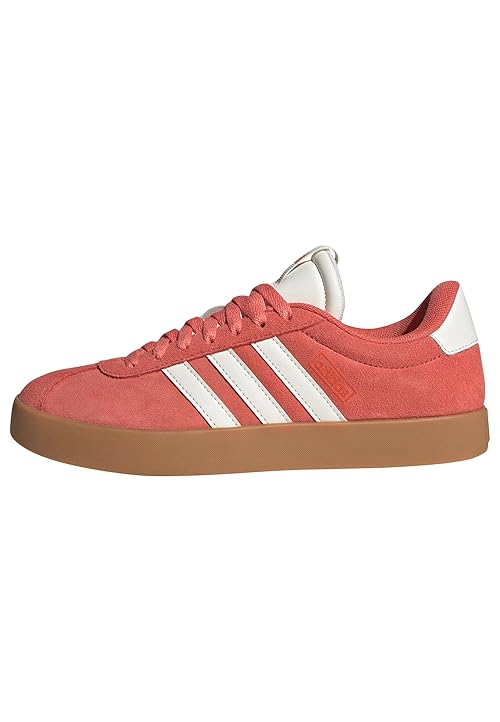 adidas VL Court 3.0 Shoes Womens Shoes, PRELSC/CWHITE/BRIRED, 9