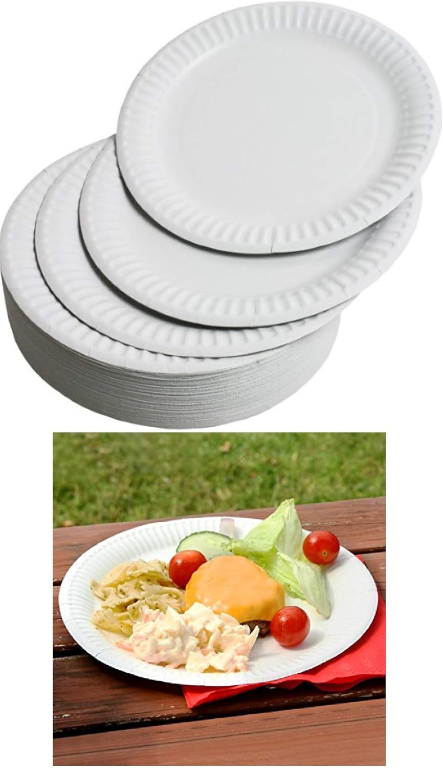 1000 Piatti Usa E Getta In Foglie Di Sal, 23 Cm, Compostabili, Ecologici Per Catering Ed Eventi