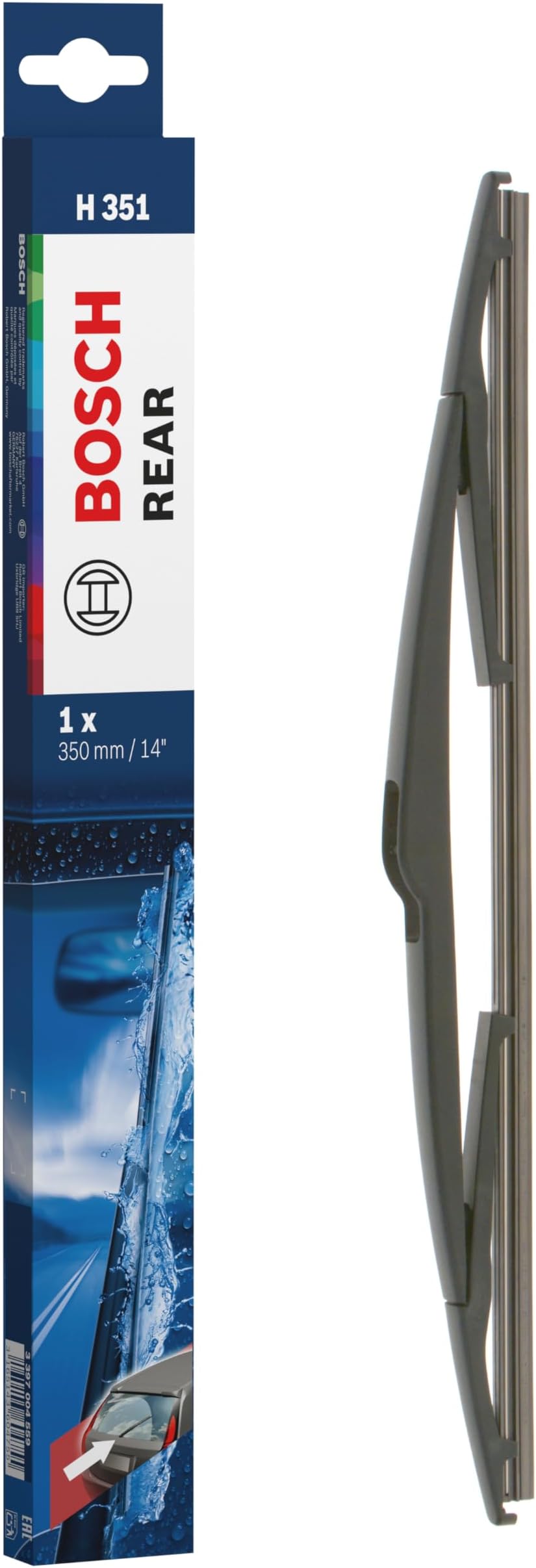 Bosch Rear Wiper H 351 Replacement Blade 350mm Back Windscreen