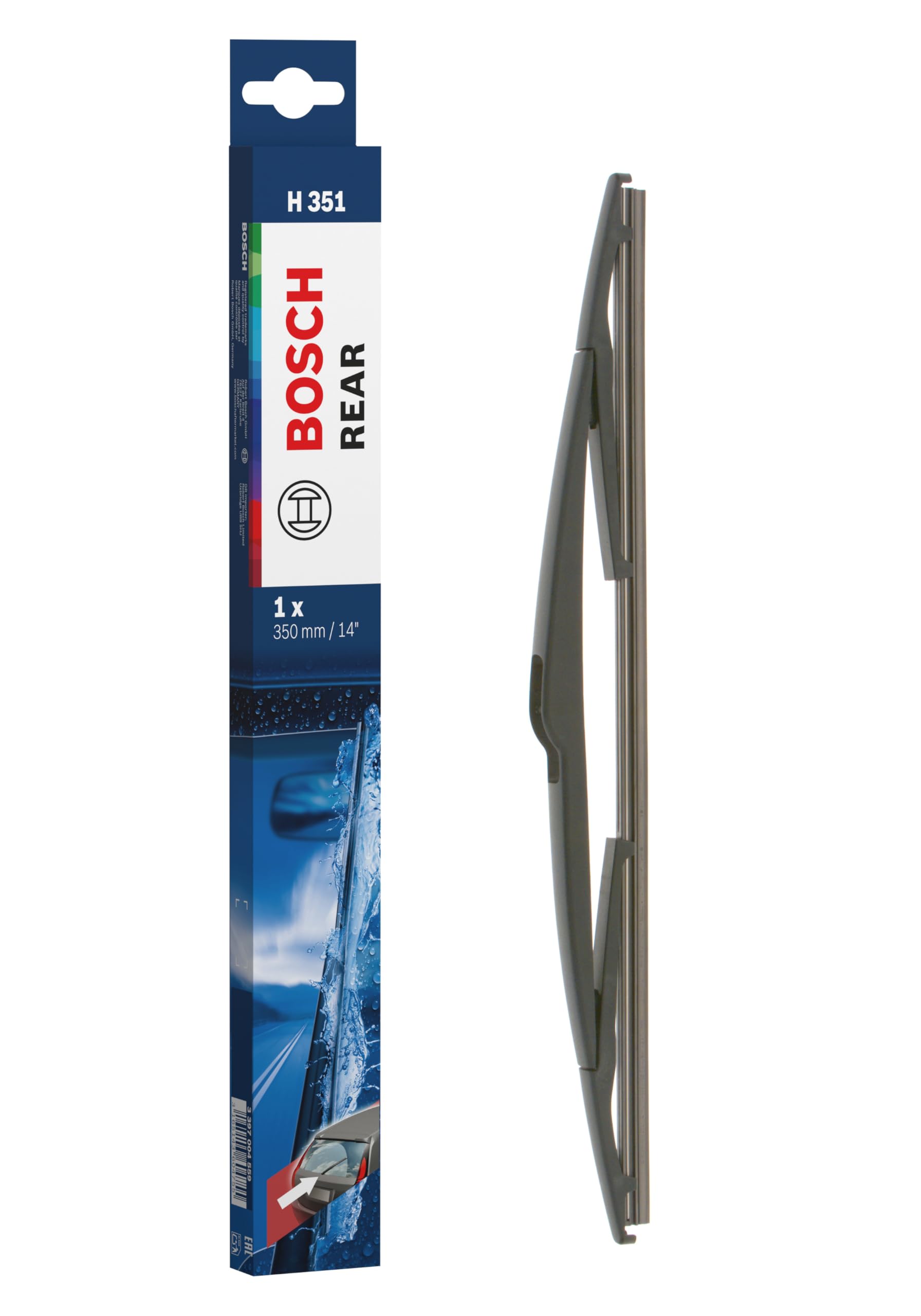 Photo 1 of BOSCH H351 Rear Wiper Blade; 14" - Single
