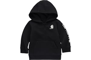 Carhartt Baby & Toddler Boys' Half-Zip Hooded Pullover Sweatshirt