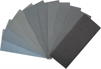 FEIHU 40 Sheet Wet Dry Sandpaper Assorted Grit 240-3000 9x3.6 inch