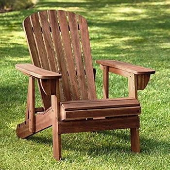 Amazon.com : Lifetime Faux Wood Adirondack Chair, Light ...