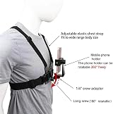 KasinTech Body Chest Strap Mount for GoPro Insta360 Phones Adjustable Anti-Shake view 6