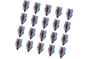 Hi.FANCY V-Wing Flights and Shafts Protectors Bulk Set Increased Rigidity Various Patterns Steel Tip Darts Long Lasting Tail 