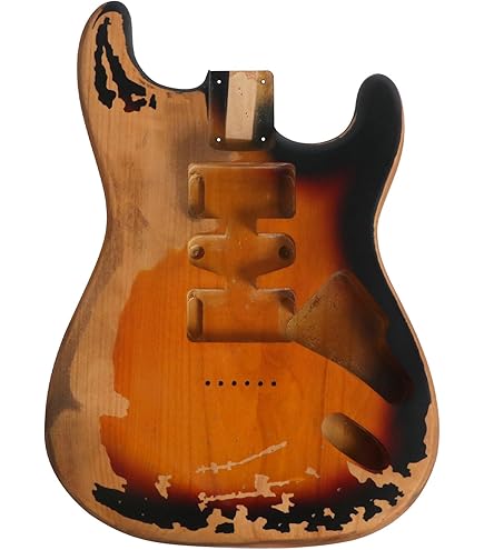 Amazon.com: Sunsmile Relic Electric Guitar Body Nitro Alder