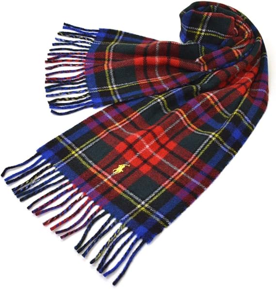 Amazon Ralph Lauren ラルフローレン マフラー メンズ レディース タータンチェック柄ウールマフラー サイズ約168cm 約25cm Erl19w105 Pc0440 Reversible Scottish Tartans Royal Dressstewart ストール マフラー 通販