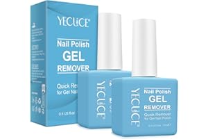 NIFEISHI Gel Nail Polish Remover, (2pcs) Gel Polish Remover for Nails, No Need for Foil, Quick & Easy Polish Remover In 3-5 Minutes, No Need Soaking Or Wrapping-15ml