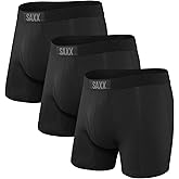 SAXX Underwear Co. Men's Underwear with Pouch Ultra Super Soft Boxer Brief Fly 3 Pack