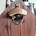 Bstean Wall Mounted Bottle Opener with Strong Color Matching Mount Screws and All Hardware (Copper)