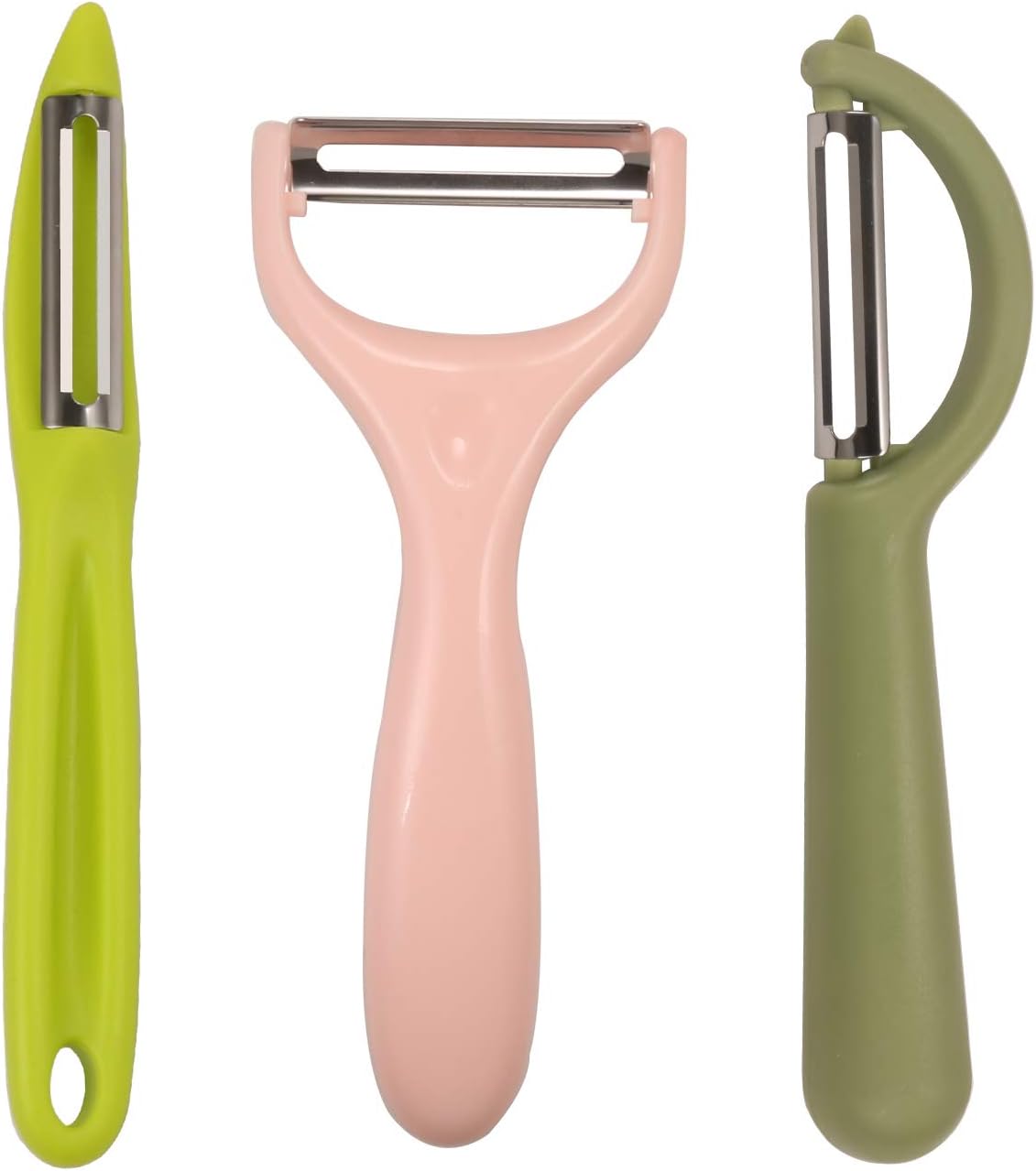 3Piece potato Peelers, Fruit Vegetable Peelers for Kitchen