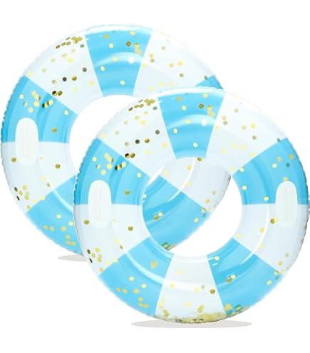 Lot De 3 Flotteurs De Piscine Gonflables – Anneaux 91 Cm En PVC épais – Pour Enfants Et Adultes – Plage Et Piscine