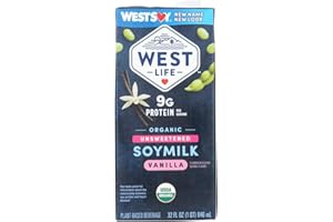 Westsoy Organic Unsweetened Vanilla Soymilk 32 ounce (2 pack - 64 total ounces) by West Soy