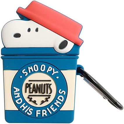 Amazon Airpodsケースカバー Snoopy 第1 2世代 かわいい ディズニー スヌーピー チャーリーブラウン エアーポッズ ケースカバー おしゃれ イヤホンケース 保護 耐衝撃 友達 恋人 プレゼント イヤホン ヘッドホンケース オンライン通販