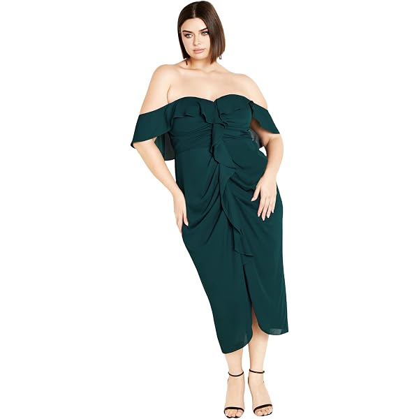 Amazon.com: City Chic Women's Plus Size Maxi Cocktail Dress