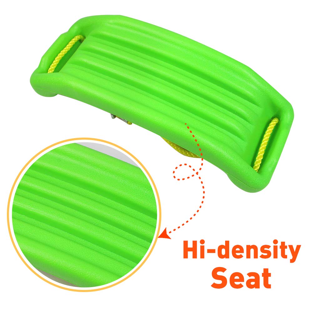 yoptote Ersatzschaukel für den Garten, für Kinder im Freien, Seilschaukel ist verstellbar, leicht, Gartenspielzeug für Mädchen und Jungen ab 3 Jahren