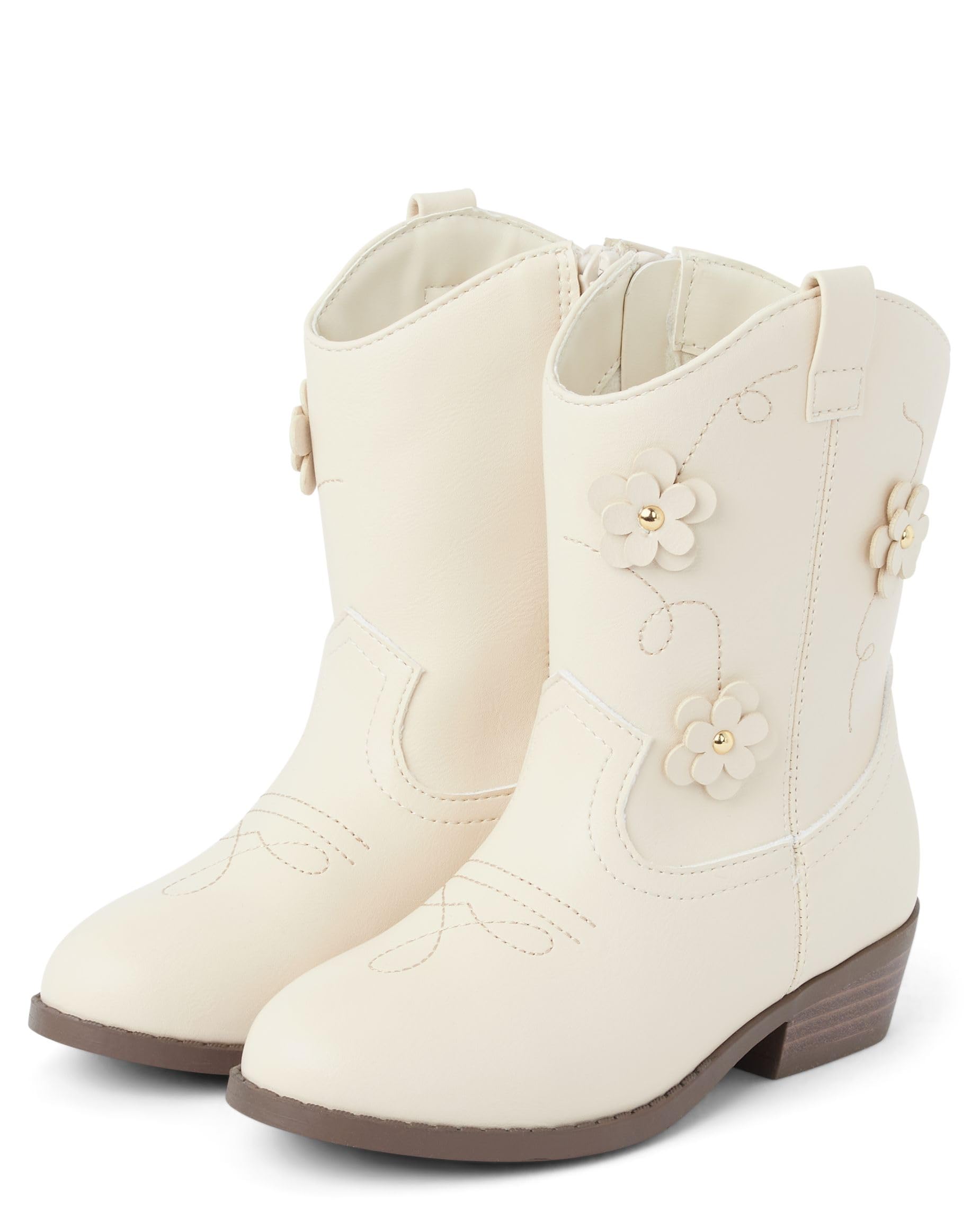 Gymboree,Girls and Toddler Cowgirl Boots,Beige,13 Years Image Gymboree,Girls and Toddler Cowgirl Boots,Beige,13 Years Image