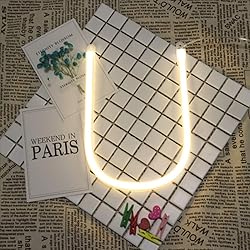 Letter Neon Lights LED Alphabet Neon Lights Warm