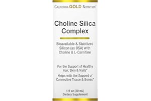 California Gold Nutrition Choline Silica Complex, 1 fl oz (30 ml)