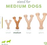 Benebone Durable Wishbone Dog Chew Toy Medium Real Chicken Made USA view 4