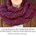 Living Dreams Air Merino Super Bulky Chunky Wool Yarn. Thick Pencil Roving Yarn for Needle Knitting and Crochet. Made in USA, Ruby