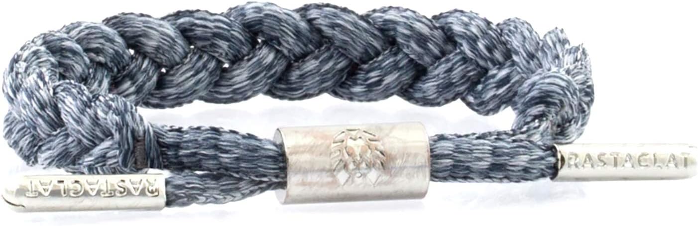 Subzero Ice Shard Mini Clat in Grey/Navy Braided Bracelet