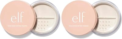 e.l.f. Halo Glow Setting Powder Silky Weightless 0.24 Oz Pack of 2