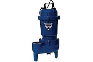 Glentronics E7055-NS Pro Series Sewage Pump, 1/2 Hp, Ci