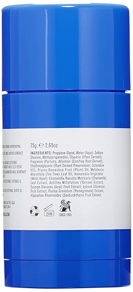 BAXTER OF CALIFORNIA ALUMINUM AND ALCOHOL FREE DEODORANT, PROTECTS FROM DEODORANT STAINS, DETOXIFIES AND CONDITIONS SENSITIVE SKIN, CLEAR STICK, CITRUS AND HERBAL-MUSK ESSENCE