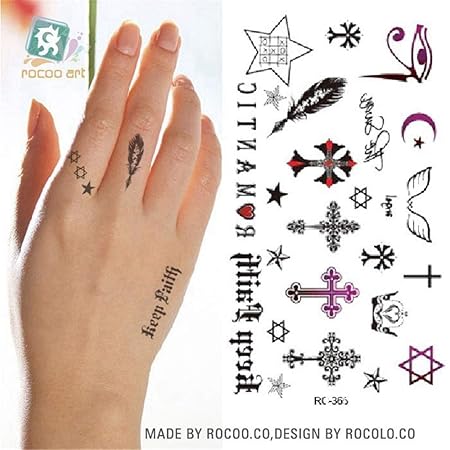 10pcs étanche Autocollants De Tatouage Temporaire Tribal