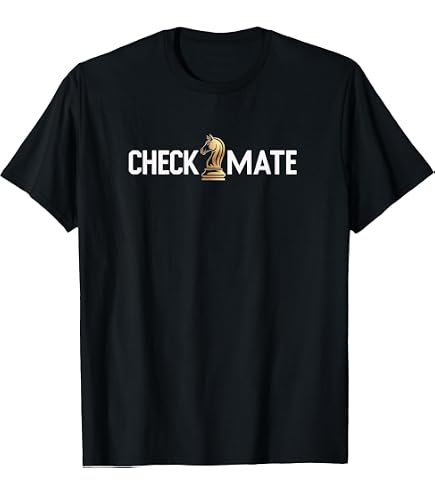 Amazon.com: CHECKMATE T-Shirt : Clothing, Shoes & Jewelry