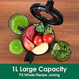 Fretta Cold Press Juicer F5000 Self-Feeding 108mm 1L Hopper 200W BPA-Free view 2