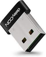 deleyCON Bluetooth 4.0 USB Adapter Stick Plug Play Windows 10 10m Range Black view 2